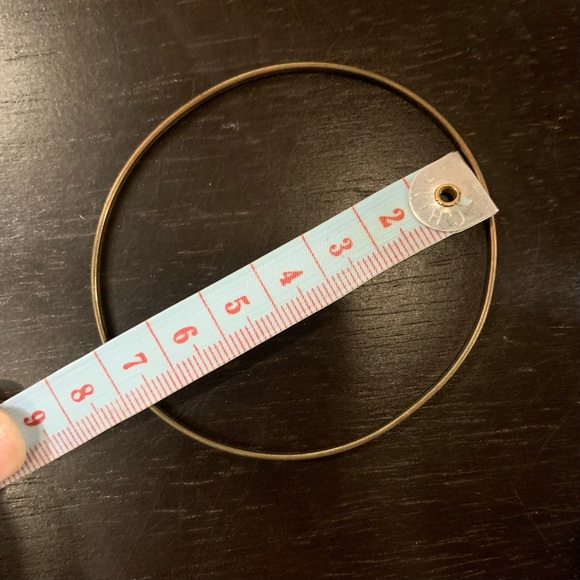 Vintage Gold, Copper, & Bronze Painted Metal Bracelets - 7 Piece Set - Picture 8 of 16